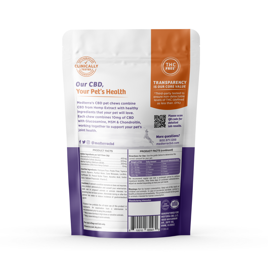 Pet CBD Joint Support Chews