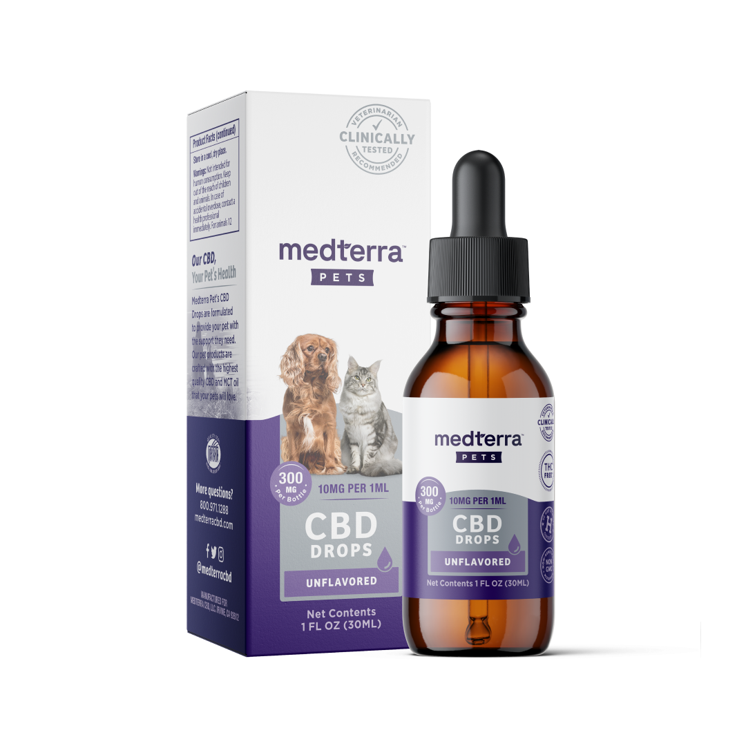 Full Spectrum CBD Oil Drops w/ 2 mg THC & 50 mg CBD - Medterra