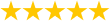 Five gold stars representing a 5-star rating