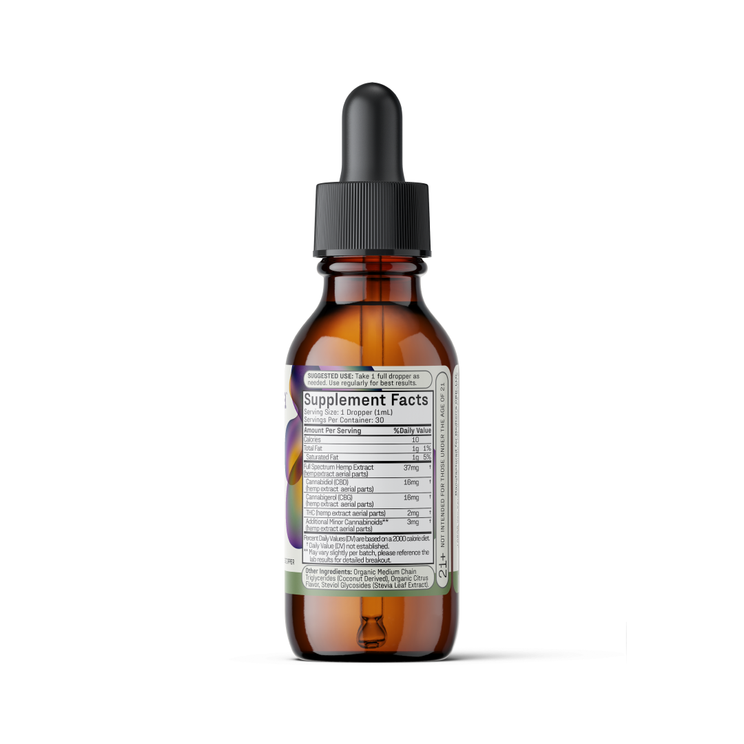 リラクゼーショングッズ ANGEL MAX liquid 1ml CBN CBG CBD CRDH Full Spectrum CBD Oil - Medterra
