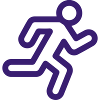 Solid deep purple rectangle background